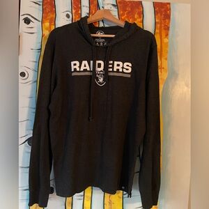 47 brand Raiders long sleeve hoodie t-shirt